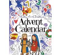 Advent Calendar Activity Book for Kids Waiting for Christmas: 25 Activities and Coloring Pages with Simplified Bible Verses