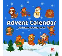 Advent Calendar Christmas Coloring Book