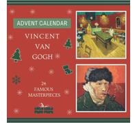 Advent Calendar Van Gogh: Christmas Gift book for Art Lovers with 24 Vincent's Paintings Art Masterpieces