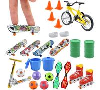 Advent Calendar With Finger Skateboards - 24-Day Christmas Box, ABS Toy Set, Holiday Countdown Package With Childhood Inspired Surprises | Engaging Daily Fun For Friends And Family Celebrations