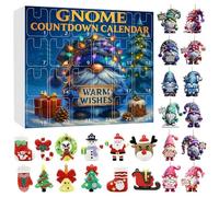 Advent Calendars 2025, 24 Days Christmas Countdown Advent Calendars with 24pcs 2D Acrylic Pendants Ornaments for Kids Adults