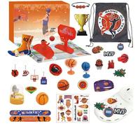 Advent Calendars 2025 24Pcs Basketball Countdown Calendar | Basketball Accessories Set For Teens Girls Boys Holiday Games And Decoration