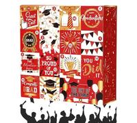 Advent Graduation Box | 2026 Self-Assembly 16-Day Countdown | 30x30x7cm Grad Congratulation Anticipation Packaging Inner Box | For Graduates Students High School College Party Ceremony