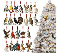 Adventskalender - Advents-Acryl 2D Anhänger, 2025 Weihnachts-Countdown Tier-Anhänger, Countdown -Kalender | Für Schreibtisch Eingang Büro Wohnzimmer Schlafzimmer Balkon Feiertag Geburtstag