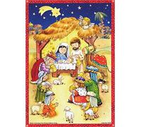 Adventskalender "An der Krippe": Papier-Adventskalender
