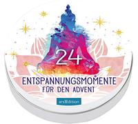 Adventskalender in der Dose. 24 Entspannungsmomente für den Advent: Adventskalender in dekorativer Dose, mit 24 Anti-Stress-Kärtchen
