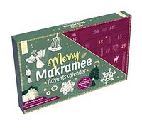 Adventskalender Merry Makramee: Materiale per 24 Makramee-Projekte. Mit Anleitungsbuch