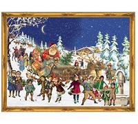 Adventskalender "Nikolaus im Schnee": Papier-Adventskalender