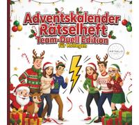 Adventskalender Rätselheft: Team-Duell Edition für Kollegen mit Lösungen