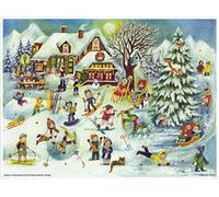 Adventskalender "Skihütte": Papier-Adventskalender