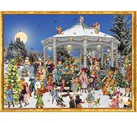 Adventskalender, viktorianisch "Am Pavillon": Papier Adventskalender