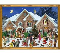 Adventskalender "Viktorianisches Haus": Papier-Adventskalender