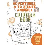 Adventure A to Z Kawaii Animal Coloring book for Kids 4 to 8 years old: Coloring book for Kids 4 to 8 years old, Coloring book for kids, Animal ... inches, 55 pages | 40+ different type animals