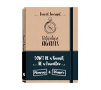 Adventure awaits. Travel journal. Notebook