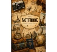 Adventure Awaits Travel Notebook: A Beautiful Vintage-Inspired Notebook for Recording Adventures, Travel Plans, Journals, Memories, Sketches, and Everyday Notes