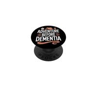Adventure Before Dementia Escursioni Montagne Campeggio PopSockets PopGrip Adesivo