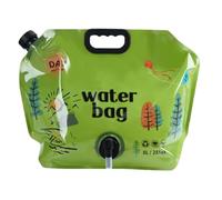 Adventure Camping Water Container - Borsa pieghevole portatile per esterni, resistente all'usura, di grande capacità, per escursionismo, camminata, corsa, attrezzatura per idratazione, leggera, per