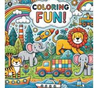 Adventure Colours: Fun with Animals and Vehicles: 100 Playful Colouring Pages Featuring Cute Animals, Busy Vehicles, and Imaginative Scenes for Kids