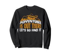 Adventure Is out There Let's Go Find It Camping Camper Felpa