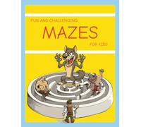 Adventure Maze Book for Kids - Advanced Level: 50 Mazes with Answers | 8.5 x 11 in Activity Book | Includes Complete Solution Pages