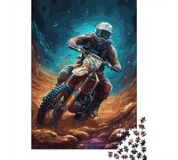 Adventure Motorcycle 1000 Pieces Paper Puzzle for Adults Brain Training Motocross Jigsaw Educational Home Decor Gift 70x50cm/1000pcs