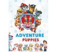 Adventure Puppies: Coloring Fun for Little Kids: Cute Rescue Dogs and Easy Coloring Pages for Kids Ages 4-8