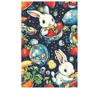 Adventure Rabbit notebook Popart: Good idea : Self-Reflection: Journaling provides a space for self-reflection, emotions, and aspirations on a deeper level. Creative Writing Notebook 6x9 100 pages.
