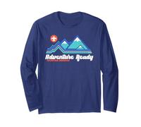 Adventure Ready Scouting America Outdoor Mountains Hiking Maglia a Manica