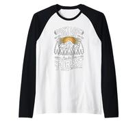 Adventure Seeker Forest Explorer Boschi all'aperto Maglia con Maniche Raglan