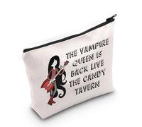 Adventure T Cartoon Inspired Marceline Gift The Vampire Queen is Back Makeup Bag per Marceline Lover, La regina vam è tornata