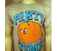 Adventure Time Feste Finn Jake Cartoon Network Adulti T Shirt S-3Xl