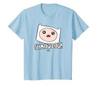 Adventure Time Finn Shmowzow Maglietta, Bambini, Celeste, 12 Anni