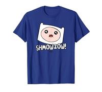 Adventure Time Finn Shmowzow Maglietta, Uomo, Blu Reale, S
