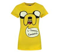 Adventure Time - Jake I Choose Sandwich - Maglietta a maniche corte - (NS4518)