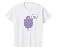 Adventure Time Lumpy Space Princess OMG Maglietta, Bambini, Bianco, 2 Anni