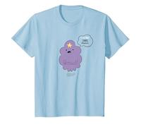 Adventure Time Lumpy Space Princess OMG Maglietta, Bambini, Celeste, 2 Anni