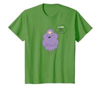 Adventure Time Lumpy Space Princess OMG Maglietta, Bambini, Erba, 3 Anni
