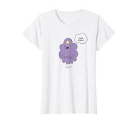 Adventure Time Lumpy Space Princess OMG Maglietta, Donna, Bianco, XS