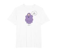 Adventure Time Lumpy Space Princess OMG Maglietta, Uomo Taglie Grandi, Bianco, 2X Tall