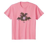 Adventure Time Lumpy Space Princess & Wolves Maglietta, Bambini, Rosa, 3 Anni