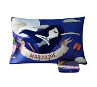 Adventure Time Marceline Princess Bubblegum Beauty Federa reversibile in raso setoso standard, 50 x 76 cm, per capelli e pelle, (prodotto con licenza ufficiale di Franco Collectibles)