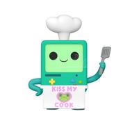 Adventure Time Pop Animation Vinile Figura Bmo Kiss My Cook 9 Cm Funko
