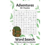 Adventure Word Search Book: Word Searches about Adventure, Wildlife, Camping and More, 6x9 Inches, 110 pages, 50+ Puzzles, a Gift For Any Occasion
