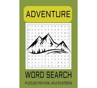 Adventure Word Search Puzzle Book: Word Searches with Easy to Read Print about adventures , camping , exploration , survival and more | 6x9 inches,110 ... gift for vacations, holidays and free times