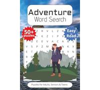 Adventure Word Search Puzzle Book: Word Searches with Easy to Read Print about Adventures, Discovering, Challenges and More | 6x9 inches, 110 pages | ... Gift for Vacations, Holidays and Spare Times