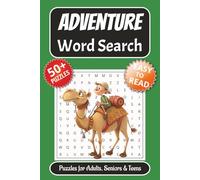 Adventure Word Search Puzzle Book: Word Searches with Easy-to-Read Print About Camping, Outdoors, Nature & More | 6x9 Inches, 110 Pages | 50+ Puzzles ... Road Trips, Holidays, Vacations & Rainy Days