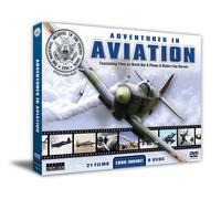 Adventures IN Aviazione 8 Disco Collectors Box DVD Set 9 Ora Argomenti 21 Film