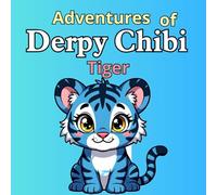 Adventures of Derpy Chibi Tiger: A Cute and Fun Coloring Book for Kids, Teens, and Adults - 50 Relaxing Pages of Adorable Tiger Illustrations