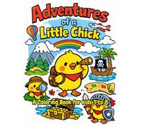 Adventures of Little Chick: A coloring Book for Kids 3 to 8