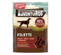 Adventuros High Meat 70g Filetti nº1 ingrediente Manzo, 8 Confezioni da 70g